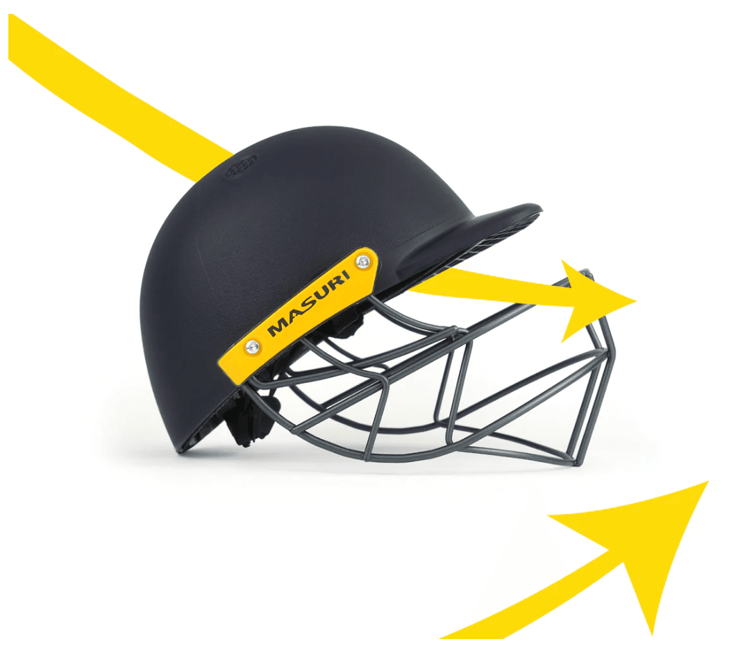 bat Masuri C-Line Steel Cricket Helmet - Senior - Vaayu Sports